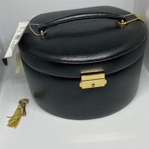 Vintage Wolf Designs Black Jewelry Box